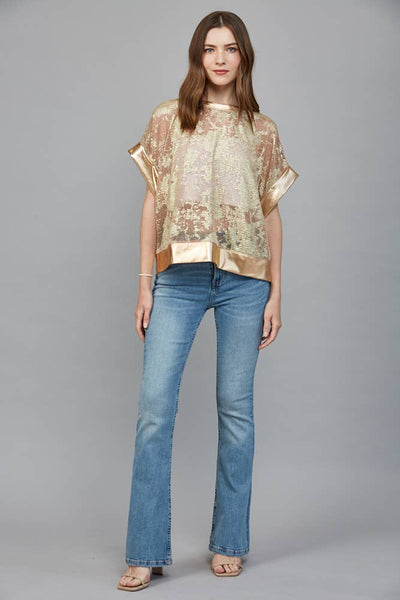 Abstract Metallic Tee
