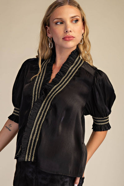 Miriam Blouse in Black