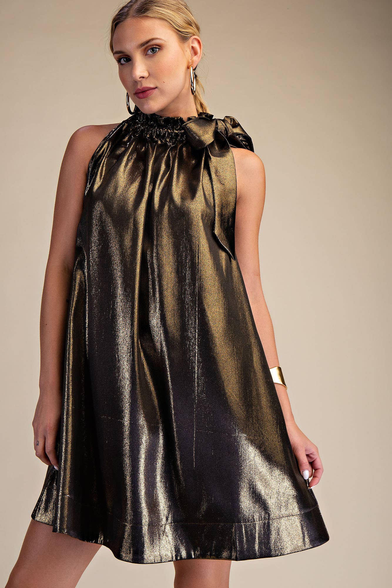 Bronze Babe Mini Dress