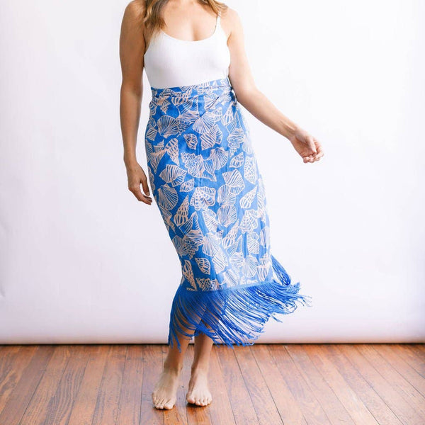 Sunshine Tienda Mermaid Ruby Fringe Sarong