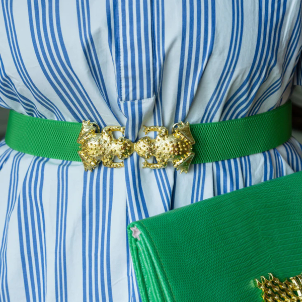 Green Stretch Belt Band Small