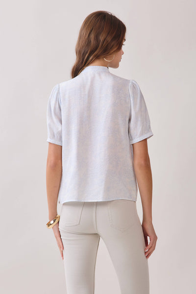 Sunday Tea Button Top