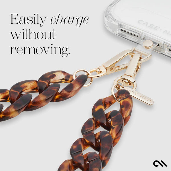 Case-Mate - Tortoiseshell Chain Phone Crossbody