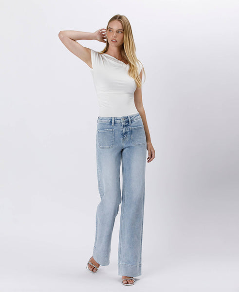 High Rise Trouser Jean