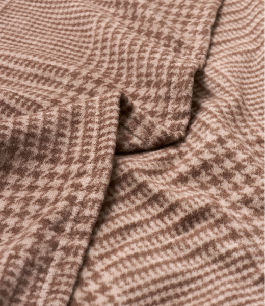 Katama Plaid Chocolate Shawl