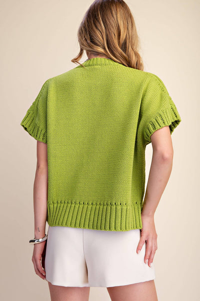 Olive  Crewneck Sweater