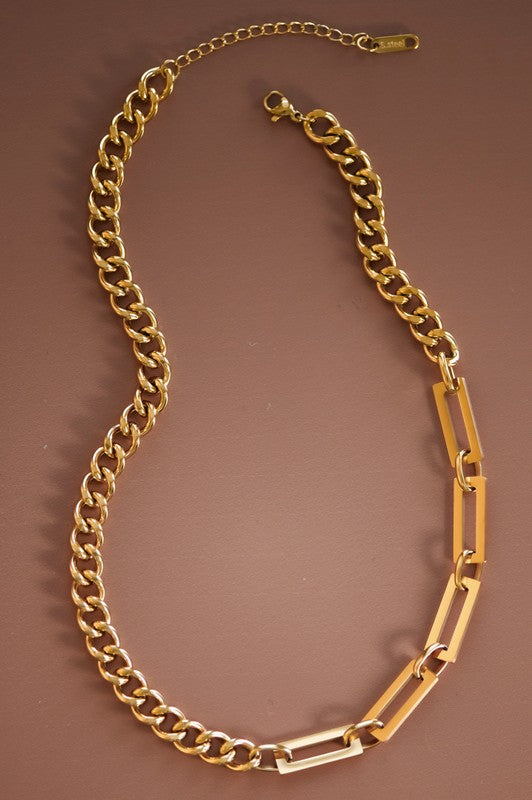 Tarnish Free Multi Link Necklace