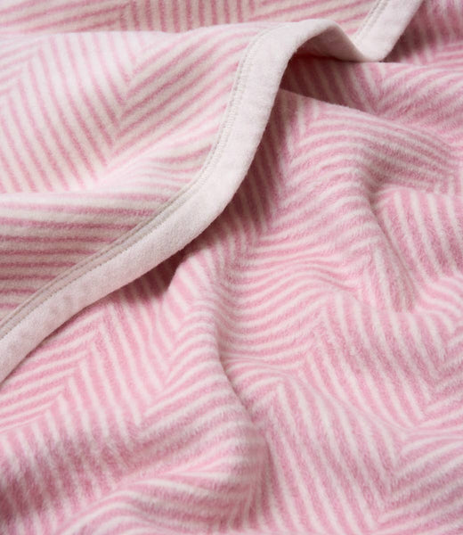 ChappyWrap Harborview Herringbone Blush Blanket: Original