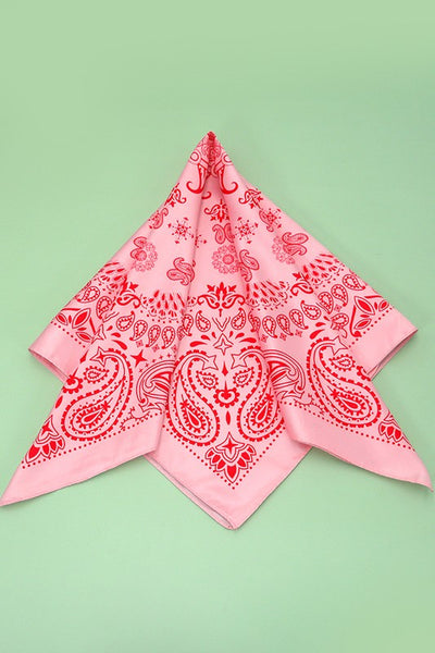 Pink Paisley Scarf