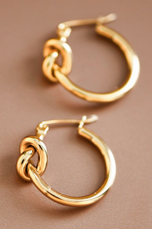 Knot a Chance Hoop Earrings