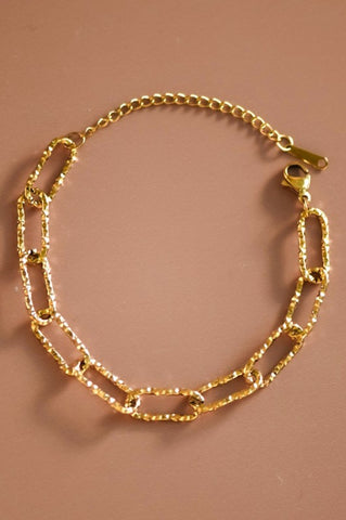 18k Non-tarnish Chunky Bracelet