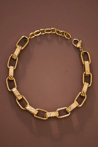 Tethered in Gold Bracelet