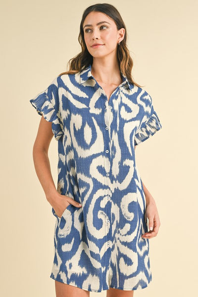 Dylan Dress in Blue