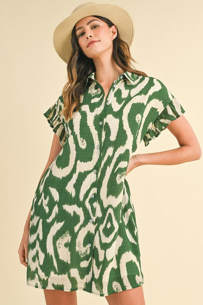 Dylan Dress in Green