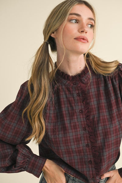 JoAnn Plaid Top