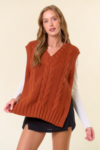 Camel Sweater Vest