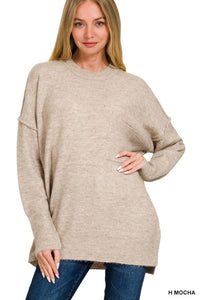 Heathered Mocha Sweater