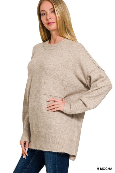 Heathered Mocha Sweater