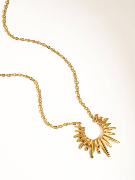 Muse Gold Sun Necklace