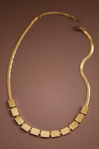 Wofford Block Necklace