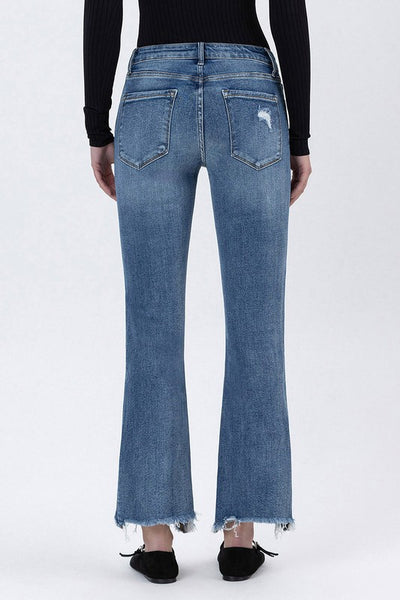 Mid Rise Ankle Jeans