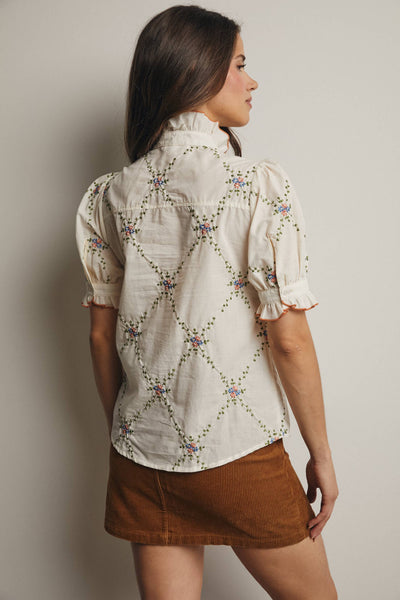 Savannah Embroidered Blouse