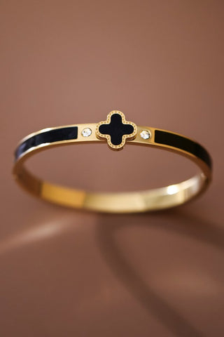 Waterproof Non-tarnish Clover Bangle