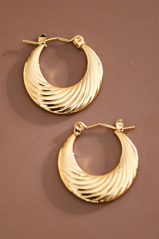 Angel Wing Hoops