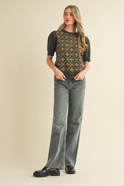 Oksana Embroidered Sweater