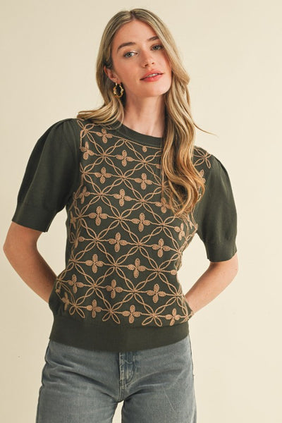 Oksana Embroidered Sweater
