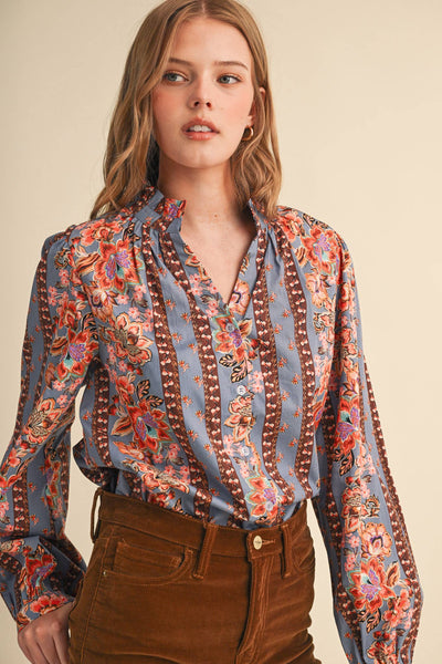 Dallas Floral Blouse