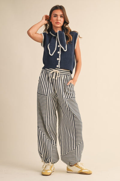 Camora Tie Neck Sweater