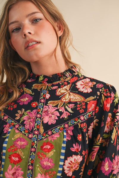 Cleo Floral Top