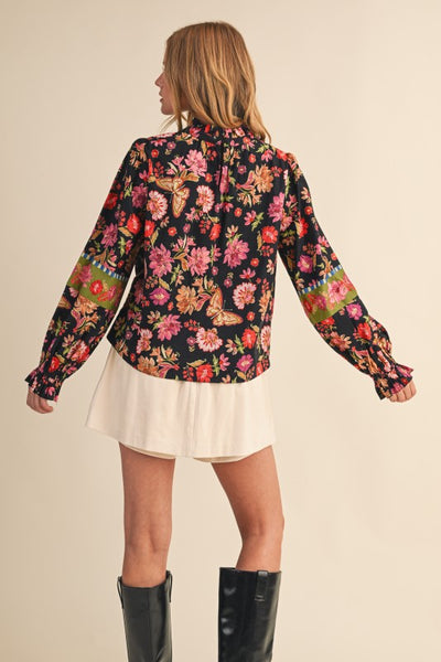 Cleo Floral Top