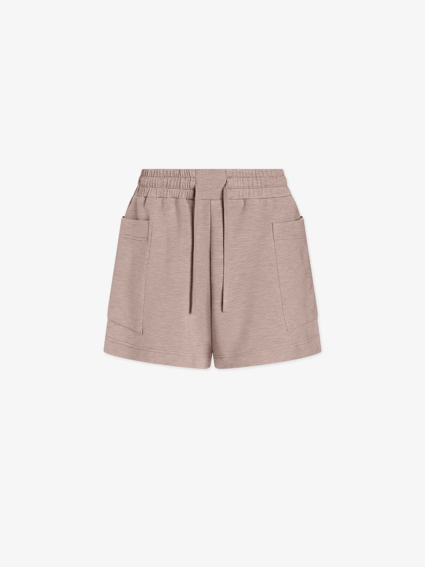 Varley Isabella Mid Rise Short 4 Taupe Marl