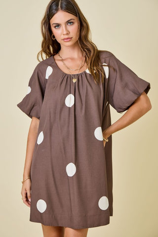Polka Dot Mini Dress