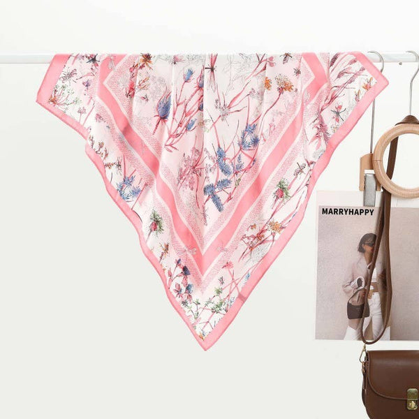 Dragonfly Floral Scarf