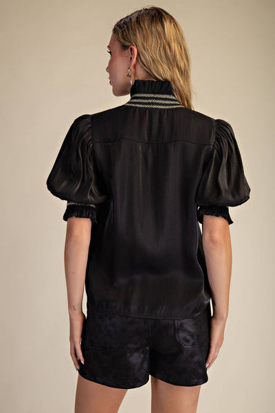 Miriam Blouse in Black