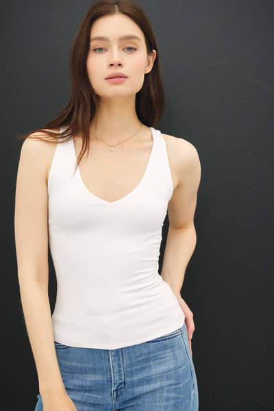 Core Basic White Tank