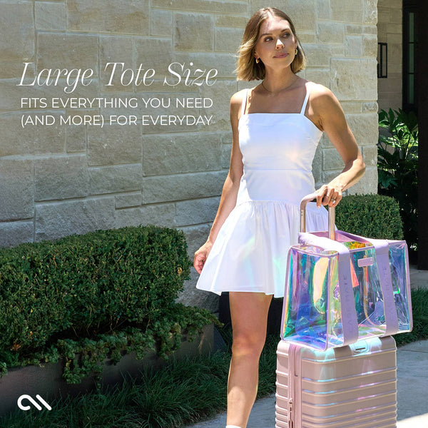 Case-Mate Soap Bubble Jelly Tote Shoulder Bag - Iridescent