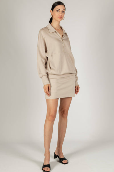 Butter Modal Skort: Taupe