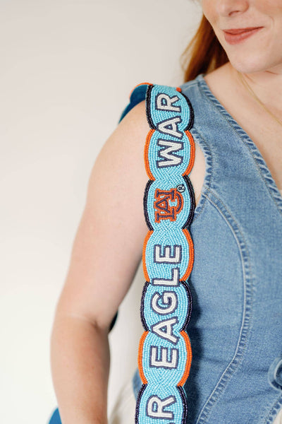 Auburn Beaded Purse Strap