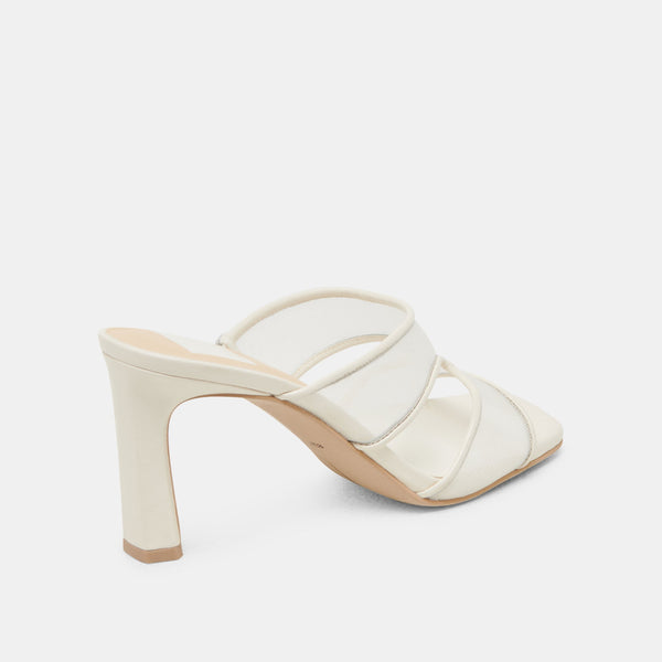 Dolce Vita Gitel Heels Off White Mesh