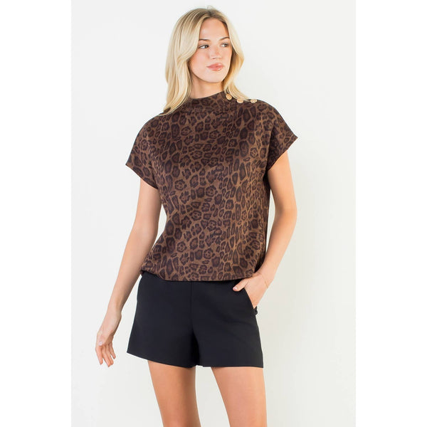 Purrfect Cap Sleeve Top