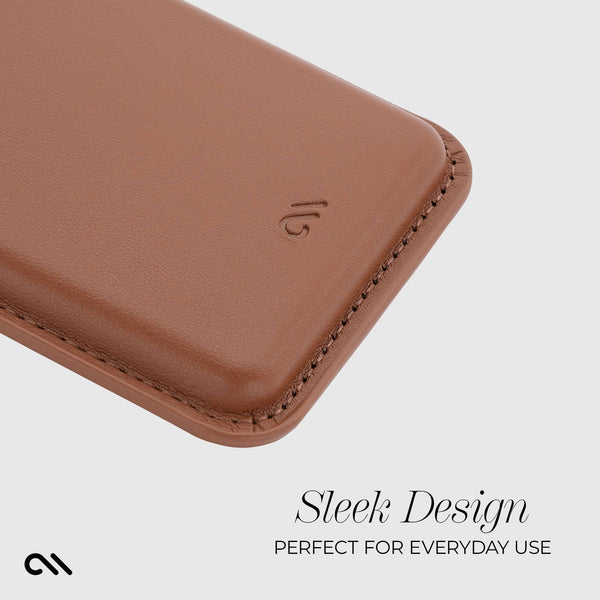 Case-Mate - MagSafe Card Holder : Cognac