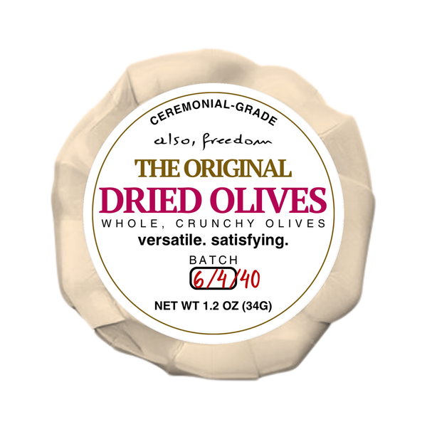 Also, Freedom - The Original Whole Dried Olives