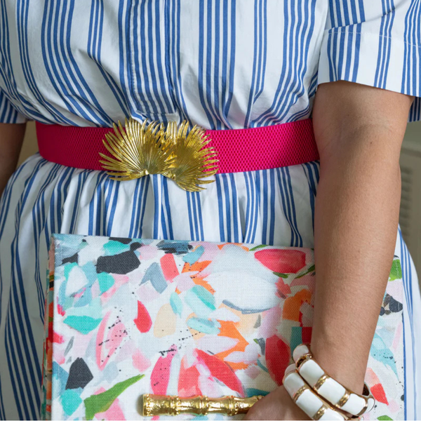 Pink Interchangeable Stretch Belt Band Small