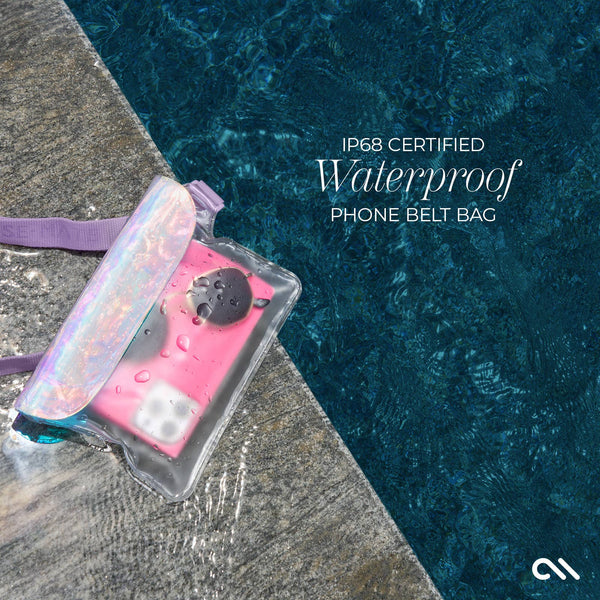Case-Mate Waterproof Phone Belt Bag: Iridescent