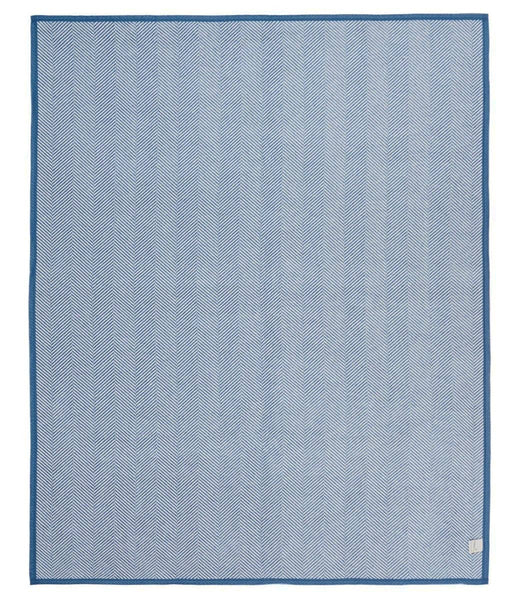 ChappyWrap - Harborview Herringbone Cornflower Blanket: Original