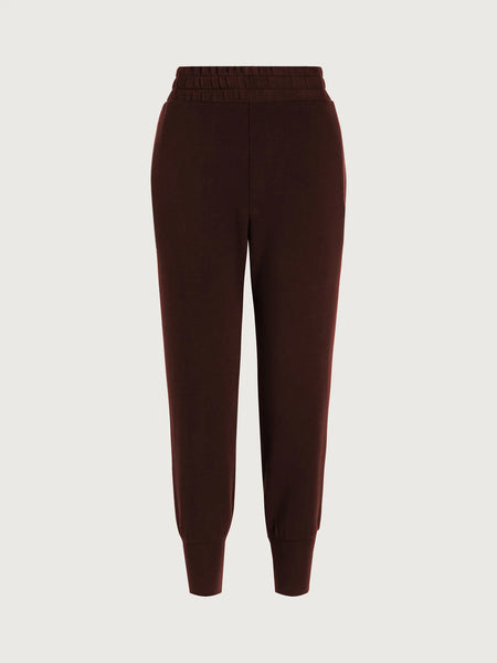 Varley The Slim Cuff Pant 25" in Coffee Bean